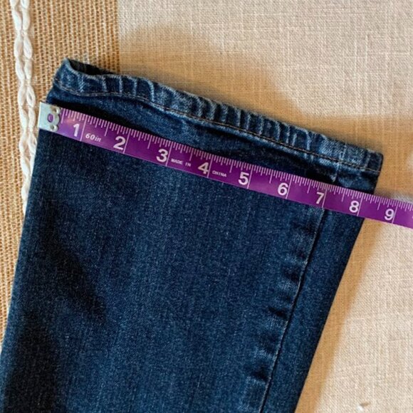 Lauren Ralph Lauren Women's Boot Cut Jeans - Dark Blue - Picture 8 of 8